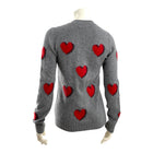 Prada Heart Print Pullover Wool-Cashmere