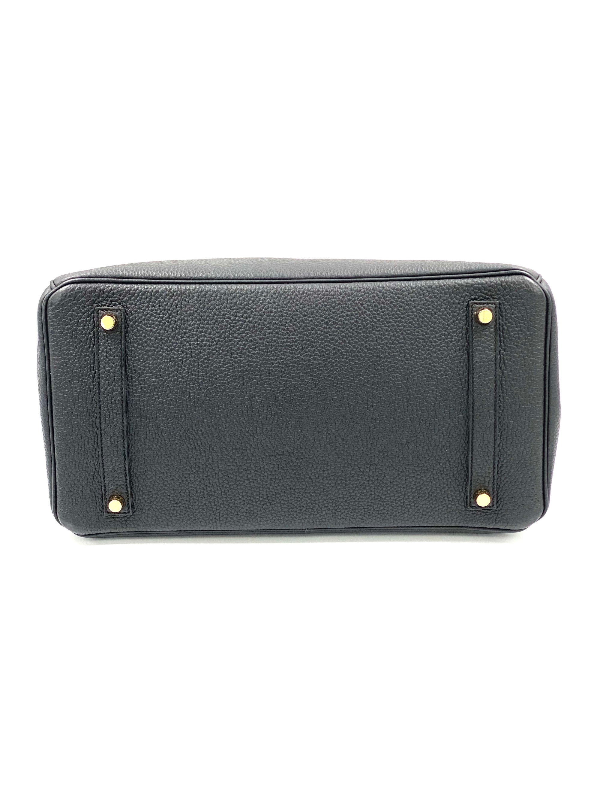 Hermes Birkin 35 Cm Veau Togo  Leder Gold Bag