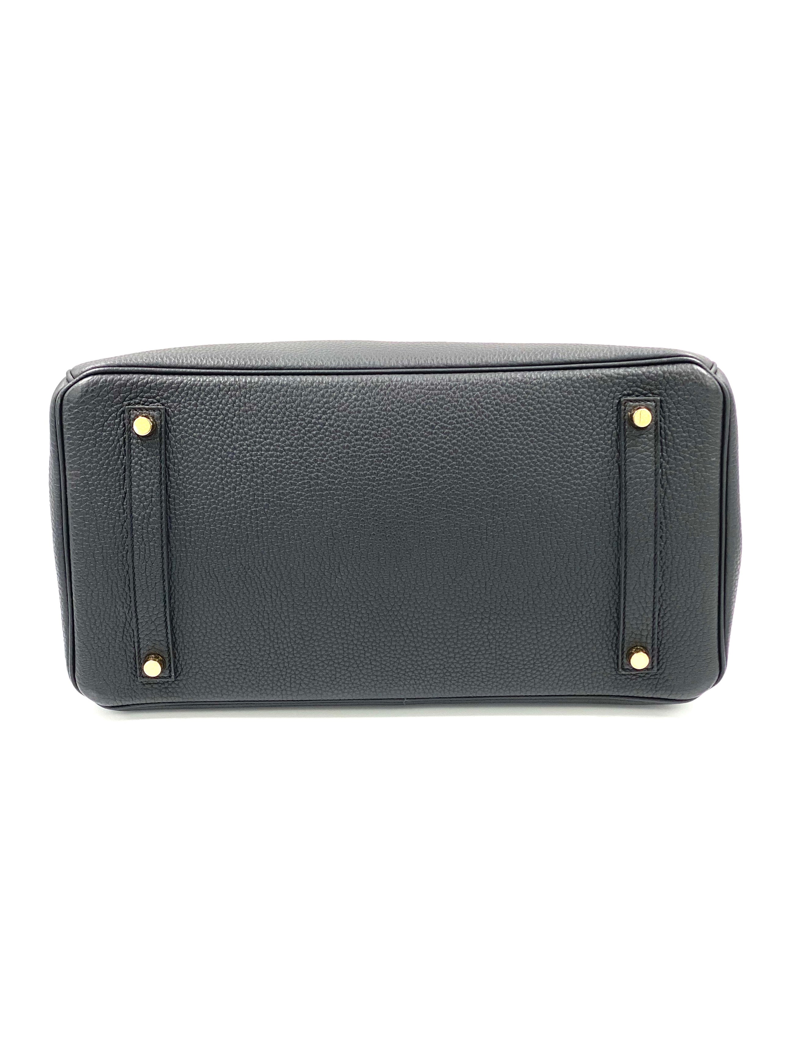 Hermes Birkin 35 Cm Veau Togo  Leder Gold Bag