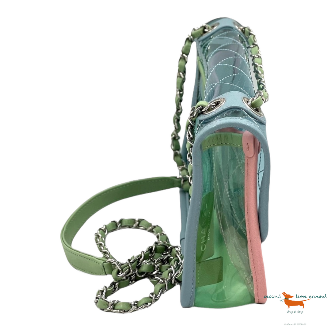 Chanel PVC Coco Splash Flap Bag Second Time Around