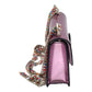 Christian Dior Dioraddict Flap Bag Metallic Calfskin White Jewelry Belt Strap