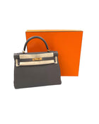 Hermes Kelly 2016 Togo Leder Etain 32Cm Bag