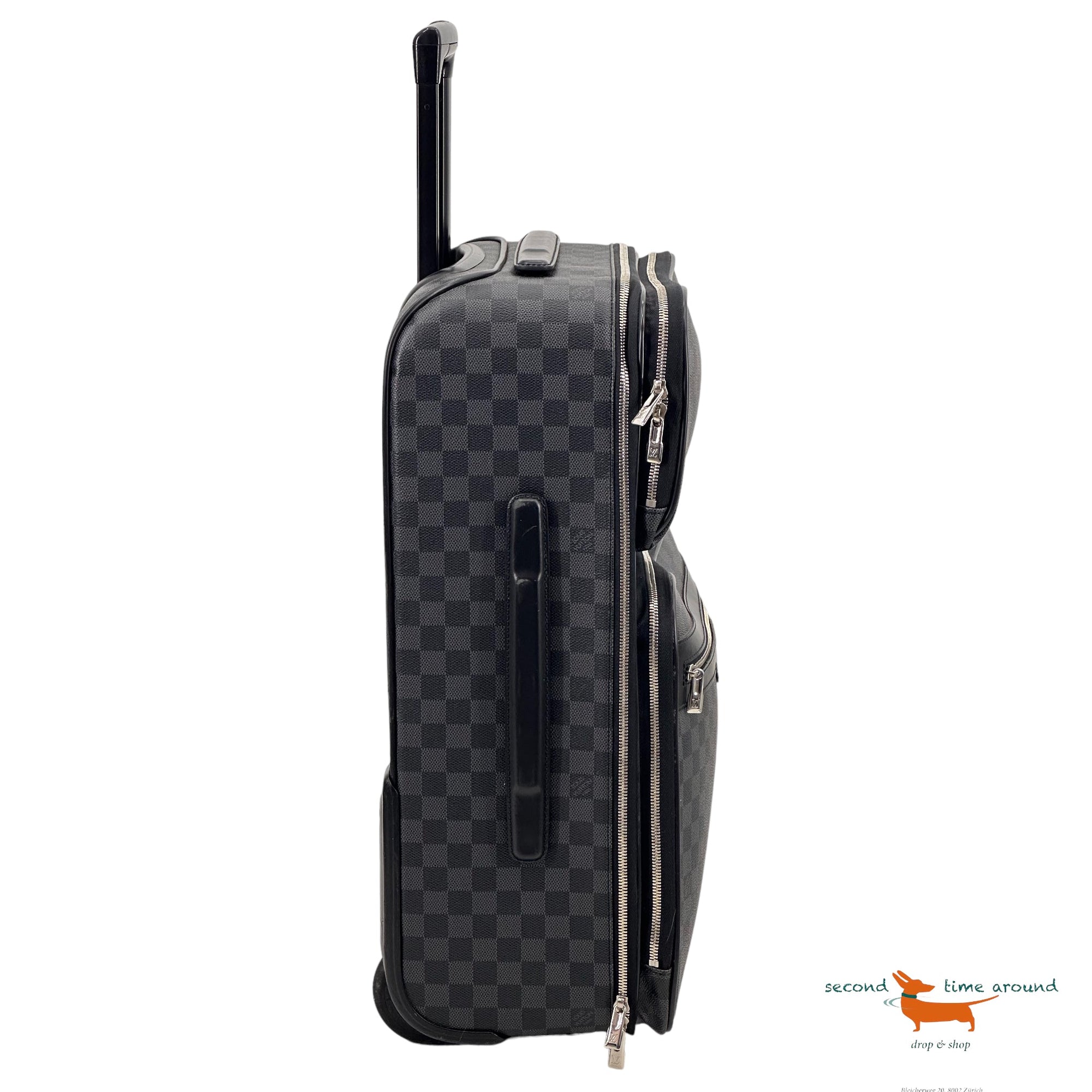 Louis Vuitton Pegase Business Luggage Damier Graphite 55 Trolley