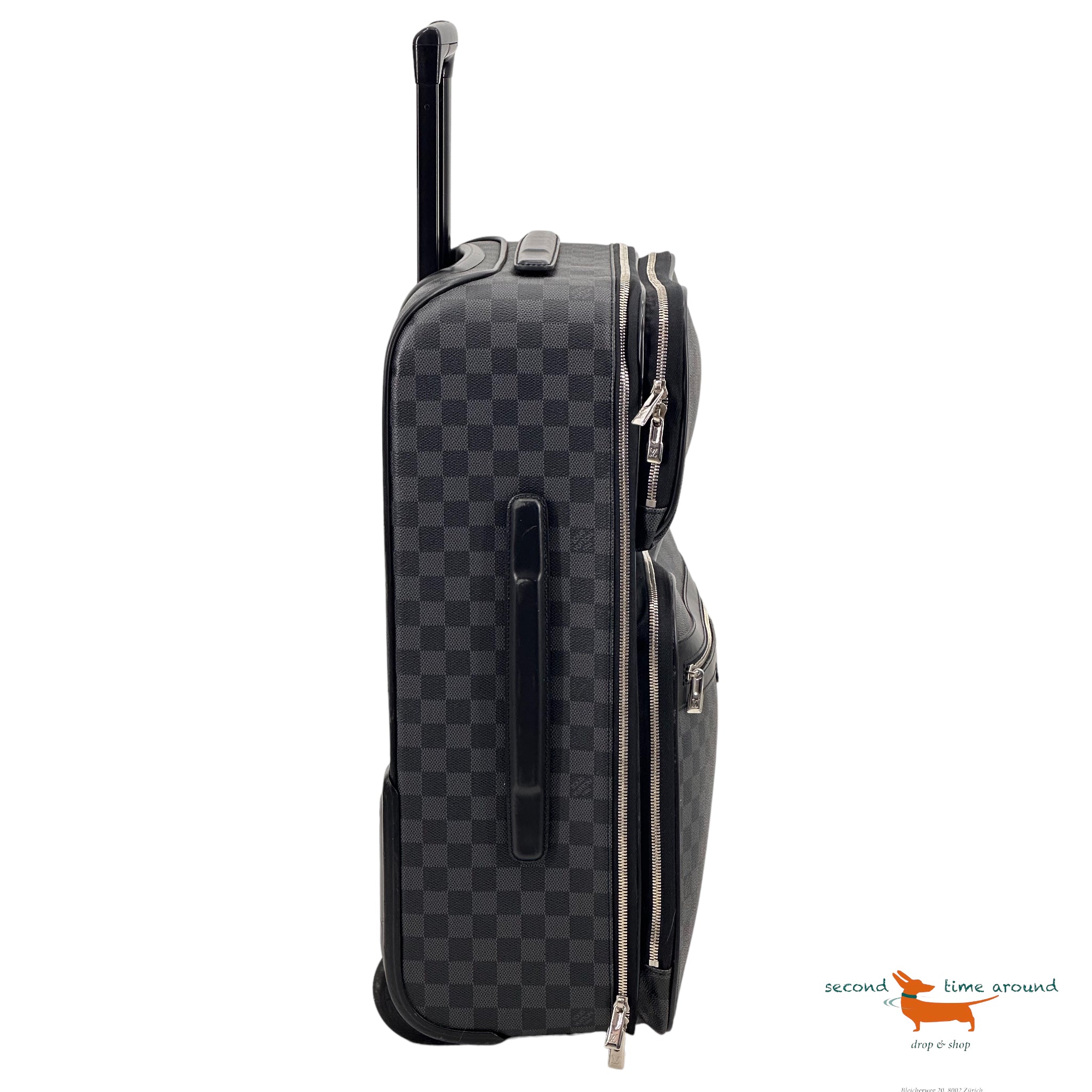 Louis Vuitton Pegase Business Luggage Damier Graphite 55 Trolley