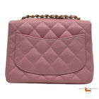 Chanel Classic Single Flap Mini Square Pink Caviar Bag