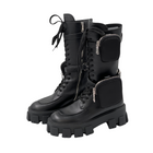 Prada Ankle Boots Monolith aus Leder