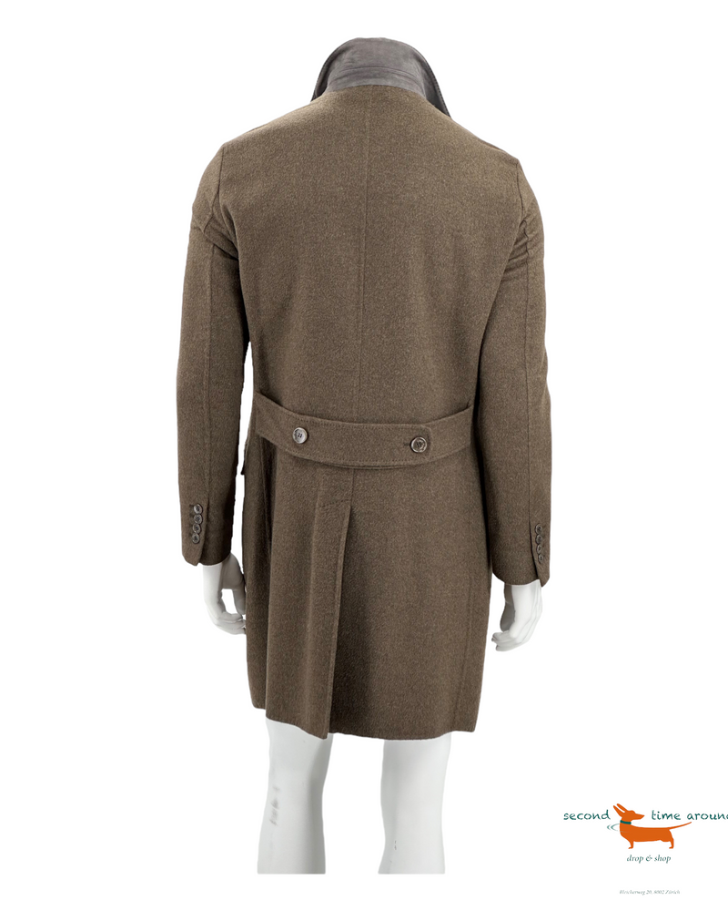Loro Piana Baby-Cashmere Coat Martingala Brown