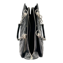 Christian Dior Patent Cannage Dior Soft Shopping Tote Bag