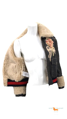 Gucci Embroidered leather jacket