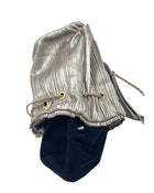 Chanel Gold Leather Coco Pleats Small Backpack Bag