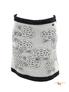 Chanel White Black  Denim Costume