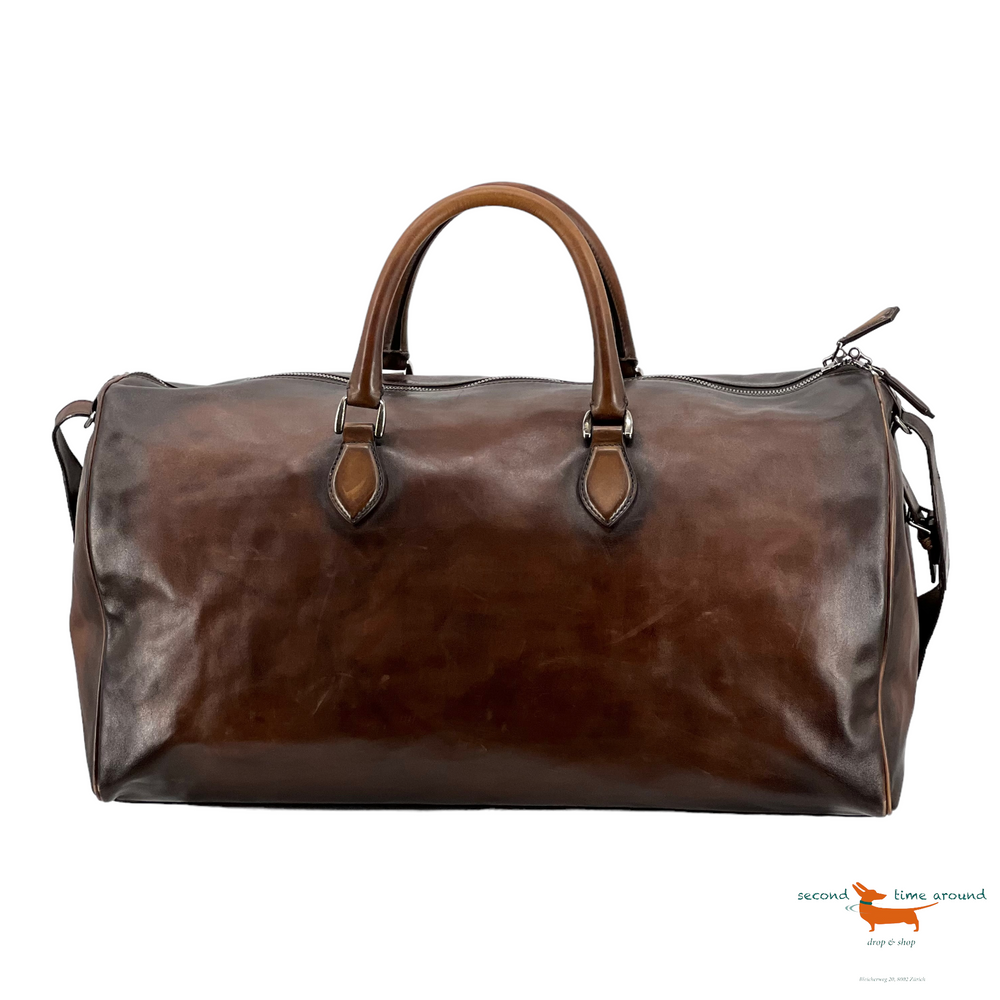 Berluti Venezia Calf Leather Duffle Bag