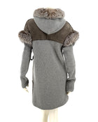 ‪ Fabiana Filippi Mantel Leder Cashmire