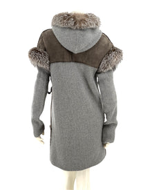 ‪ Fabiana Filippi Mantel Leder Cashmire