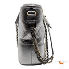 Chanel Gabrielle Hobo 2018 Bag Diamond Gabrielle Quilted Aged Medium Metallic Silver