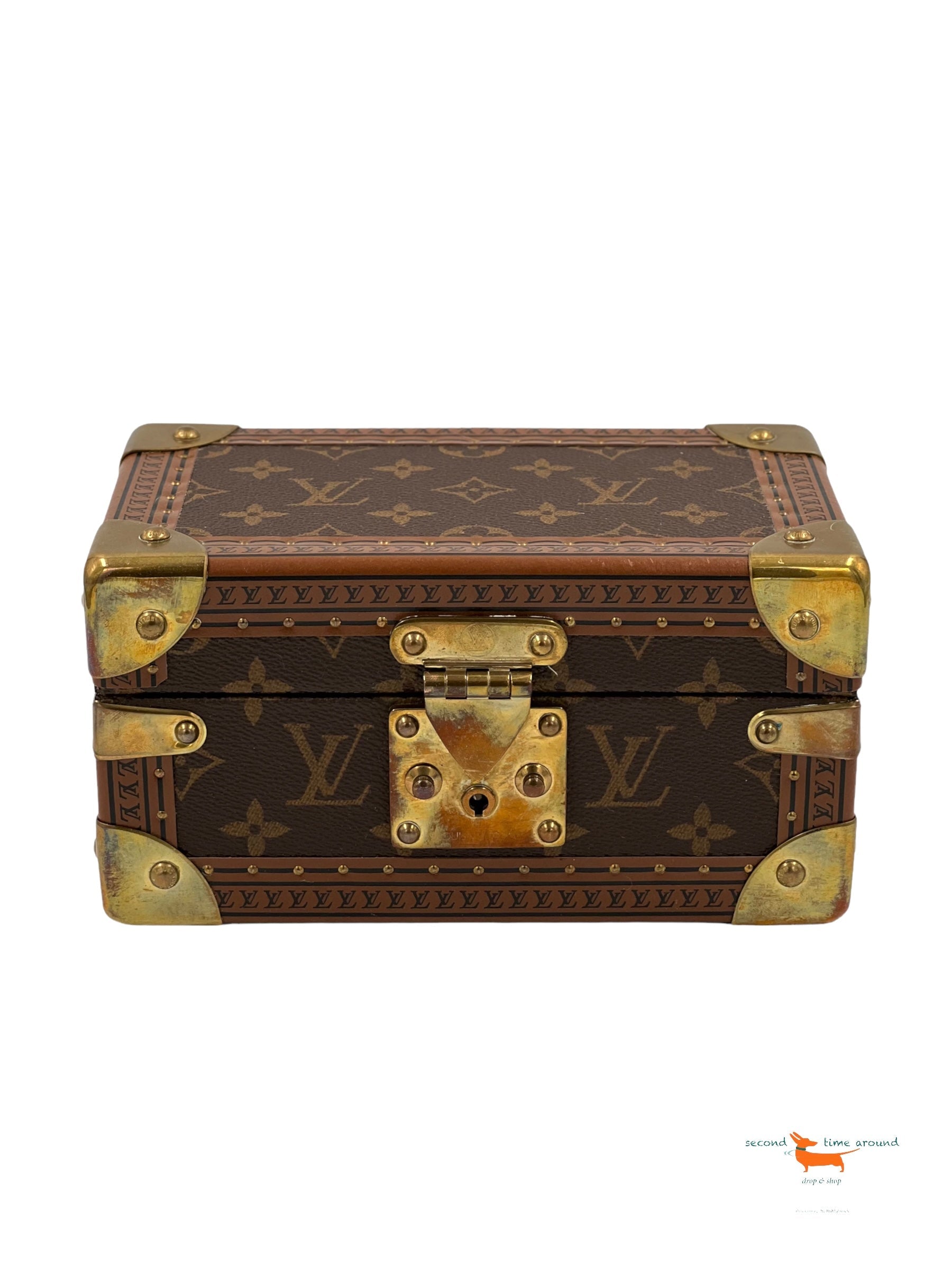Louis Vuitton Coffret Trésor 20 Monogram Canvas Brown