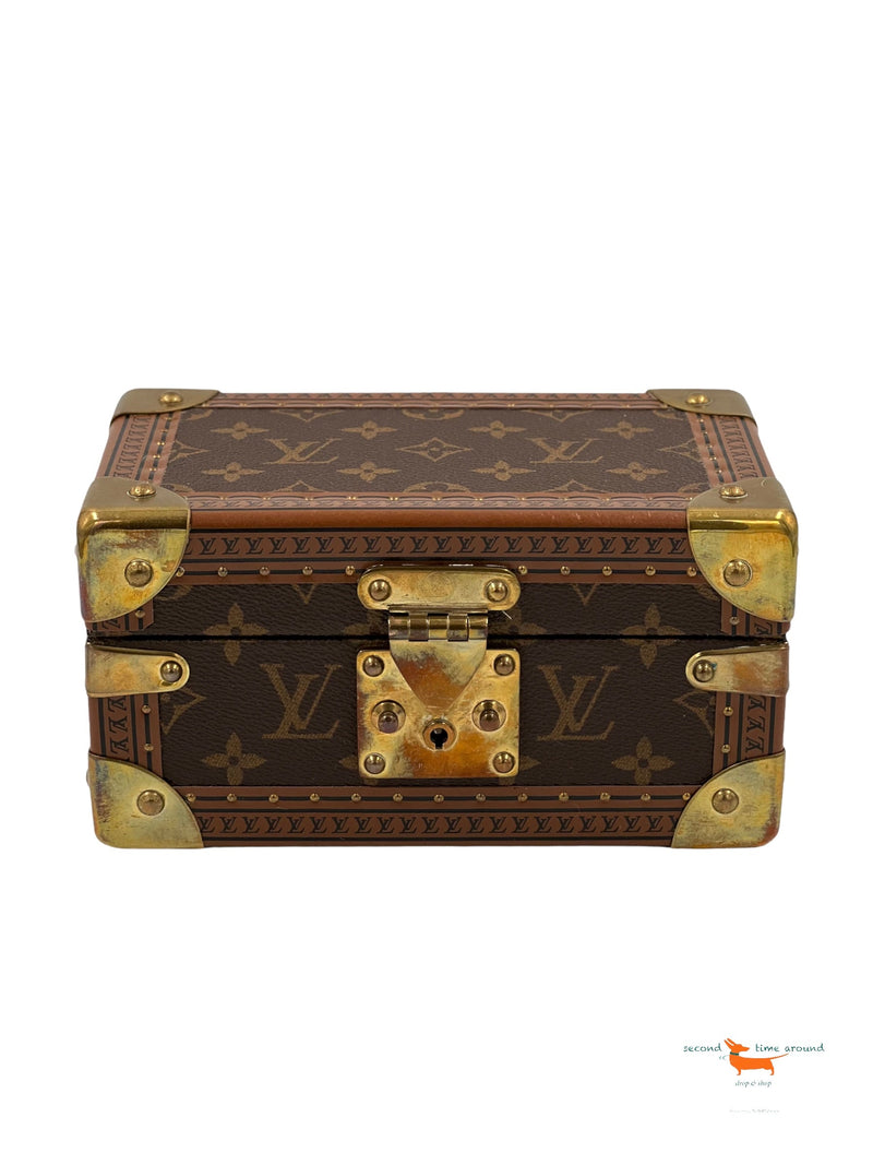 Louis Vuitton Coffret Trésor 20 Monogram Canvas Brown