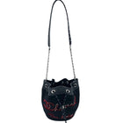 Chanel Embroidered Wool Calfskin Drawstring Bag