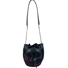 Chanel Embroidered Wool Calfskin Drawstring Bag