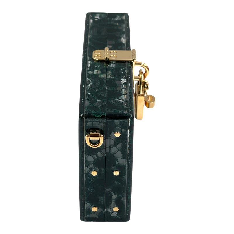 Dolce Gabbana Clutch Dolce Box - plexiglass / lace