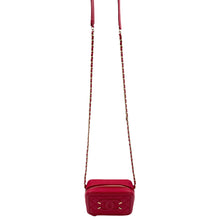 Chanel Filigree Vanity Clutch With Chain Quilted Caviar Gold-tone Red