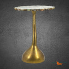 Green Agate (Achat) Stone Side Table
