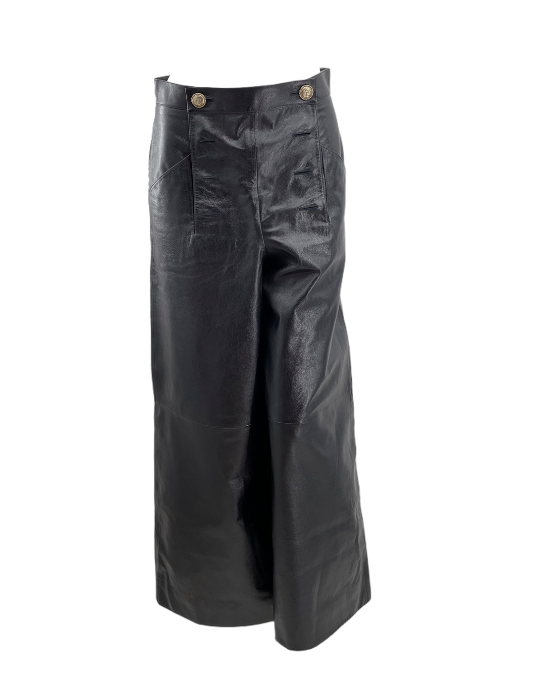 Chanel Leather Sailor Pants (Fashion Show piece)