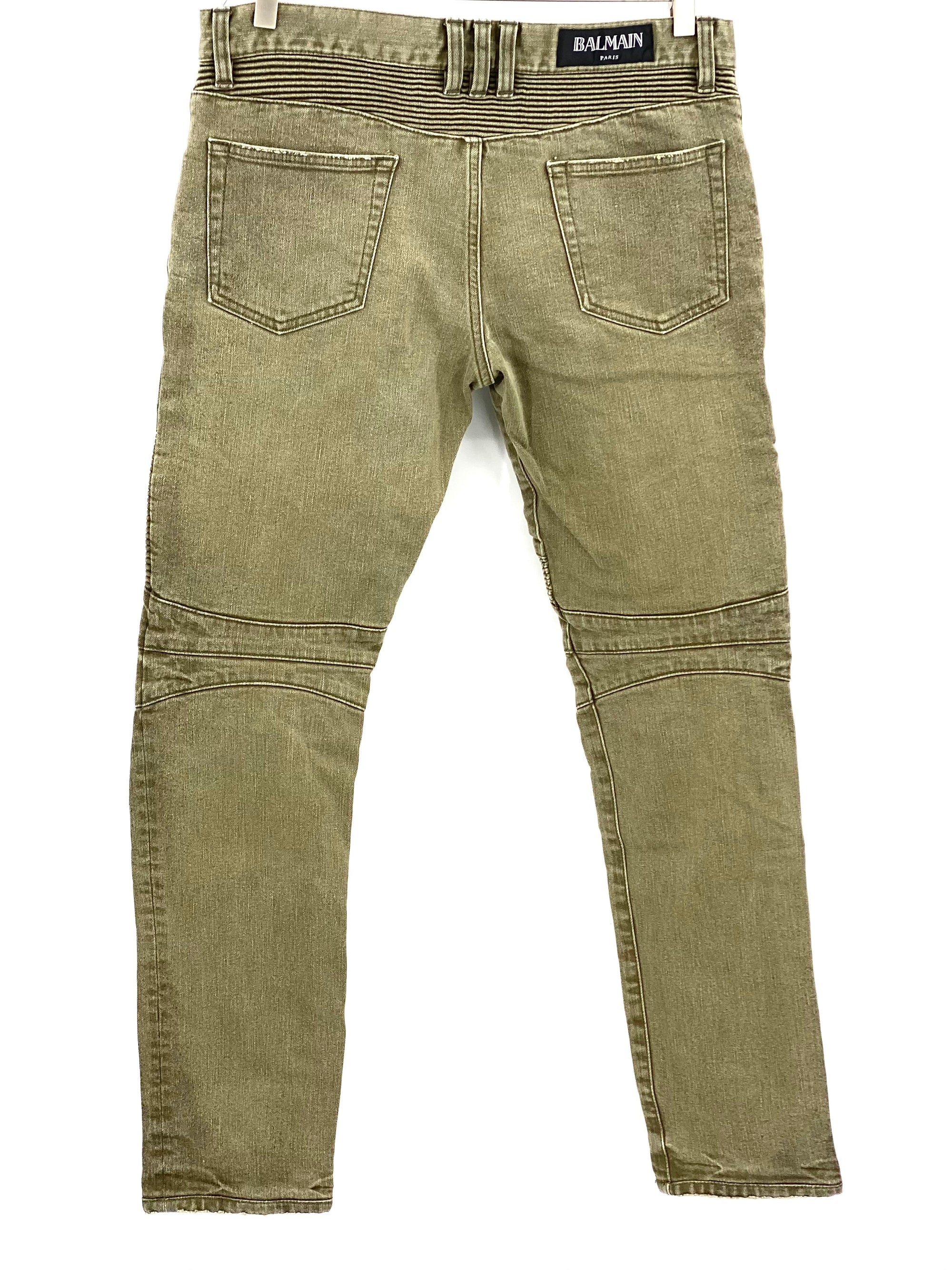 Balmain slim biker jeans