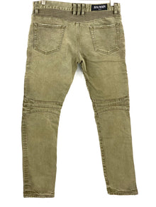 Balmain slim biker jeans