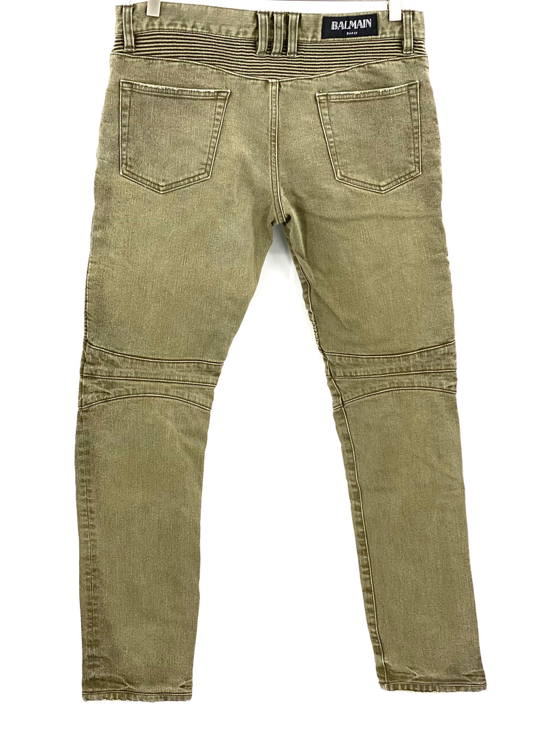 Balmain slim biker jeans