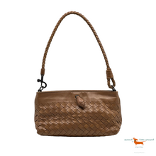 Bottega Veneta brown woven Bag wristlet