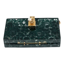 Dolce Gabbana Clutch Dolce Box - plexiglass / lace