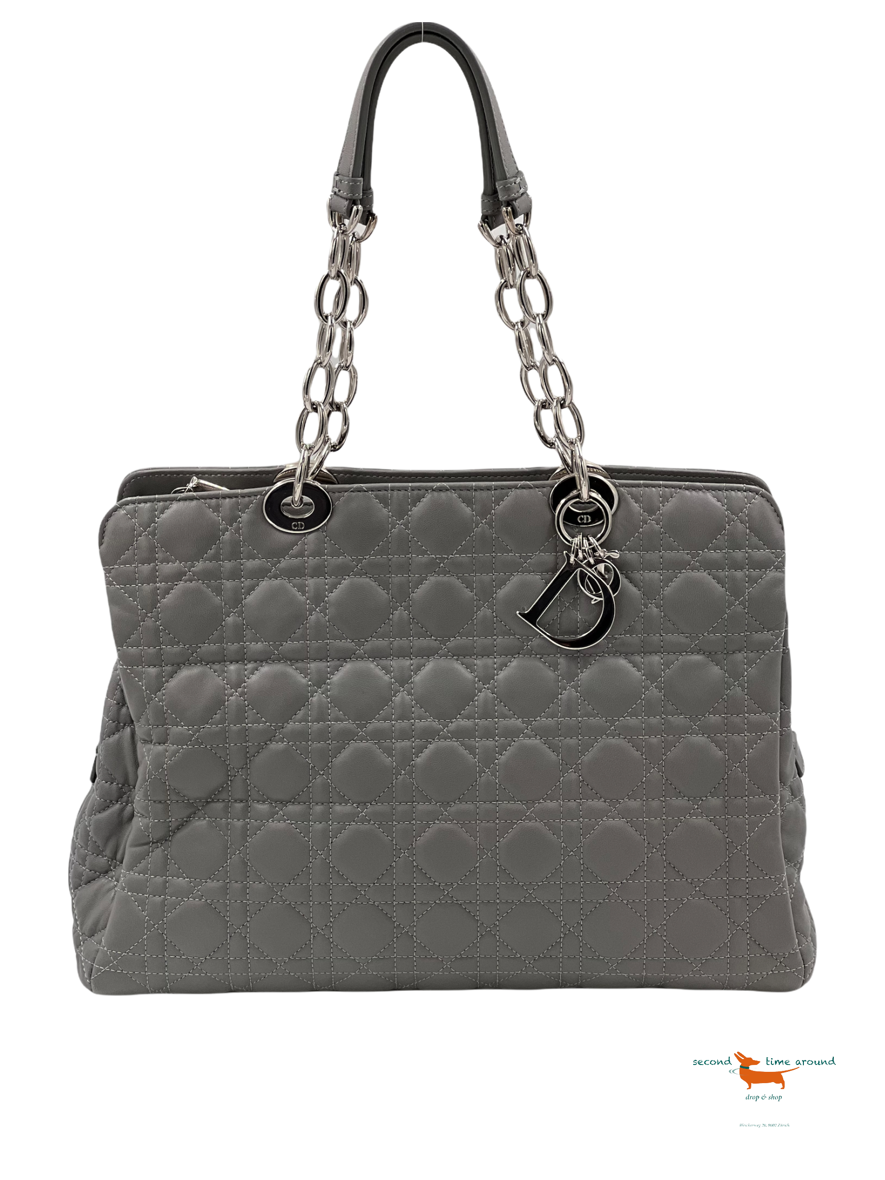 Christian Dior Cannage Dior Soft Shopping Tote Bag