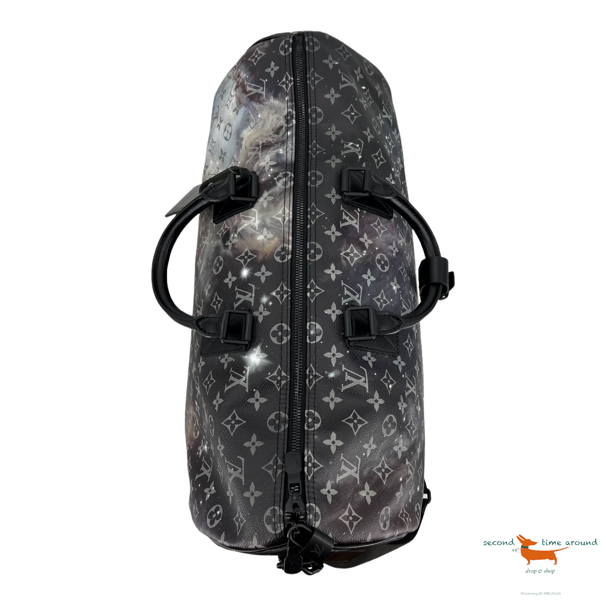 Louis Vuitton Limited Edition Monogram Galaxy Keepall Bandouliere 50 Bag