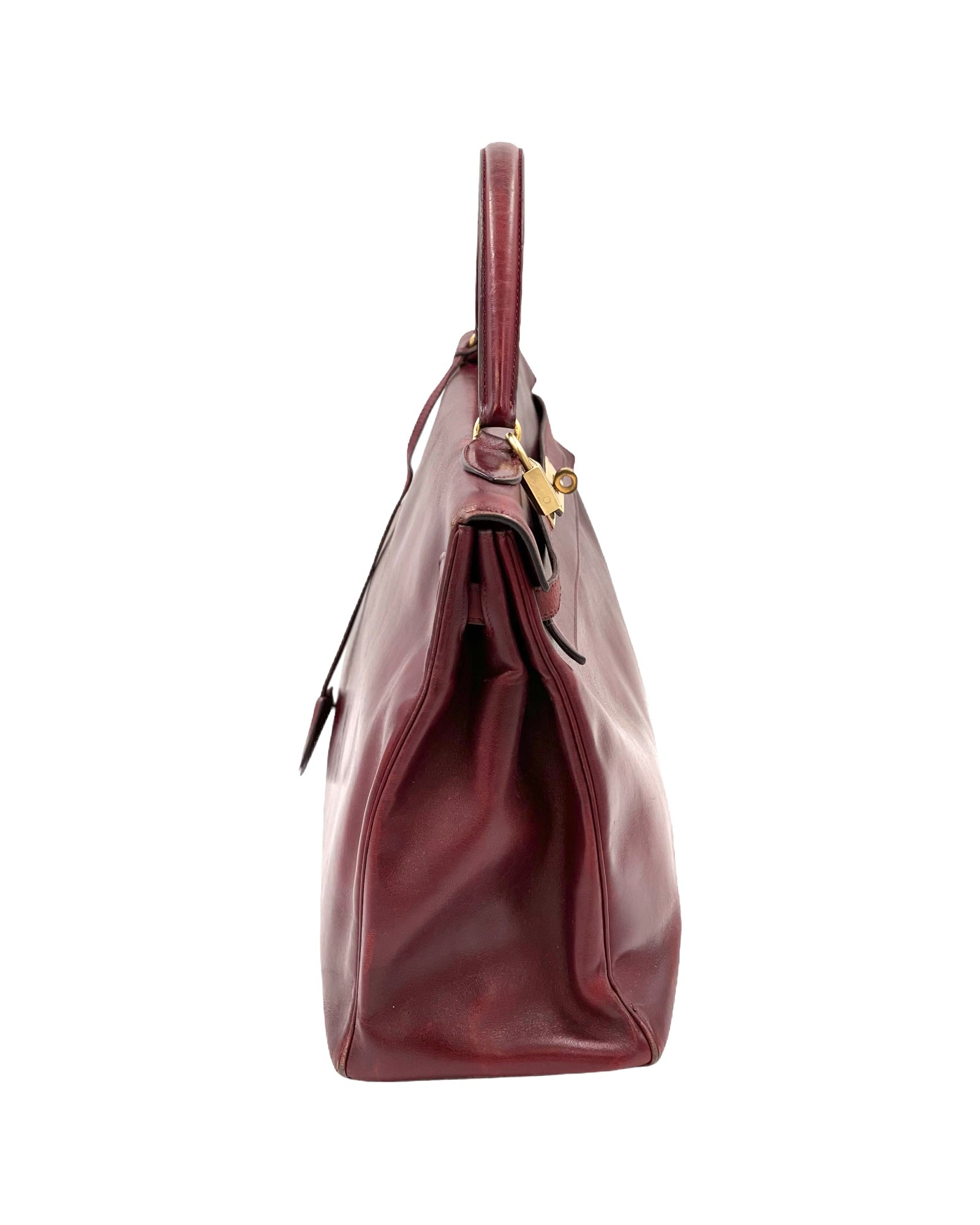 Hermes Kelly Box Leder 35 Bag