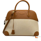 Hermes Bolide en toile marron Bag