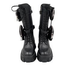 Prada Ankle Boots Monolith aus Leder