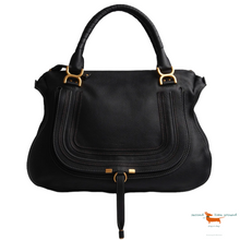 Chloé Marcie Black Leather Bag Large