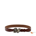 Barry Kieselstein  Sterling Silver Buckle with Crocodile Belt