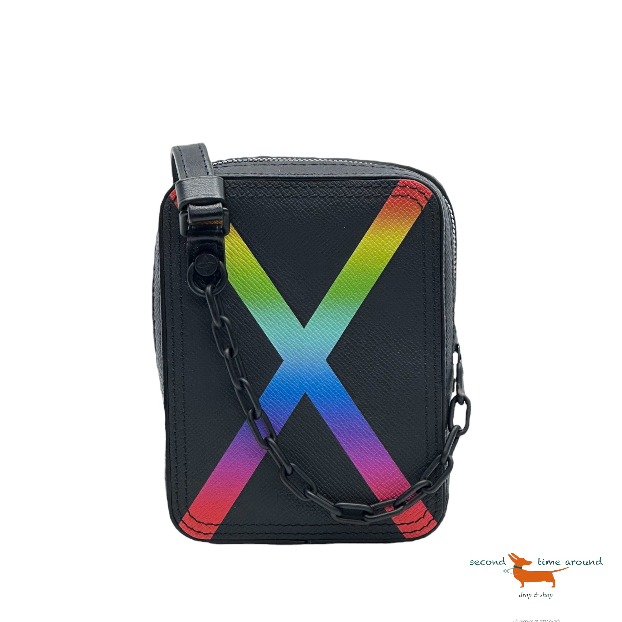 RARE VIRGIL ABLOH 2019 Taiga Rainbow Danube Messenger Bag