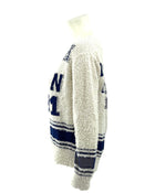 Chanel Varsity Iconic Logo Pullover Sweater Size 38 Fr