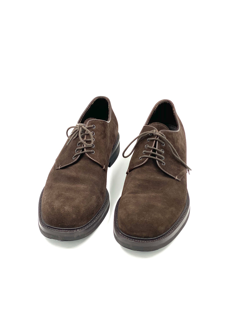 Prada Suede Derby Shoes