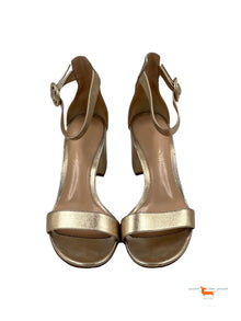 Gianvito Rossi Versilia 60 Gold Sandals