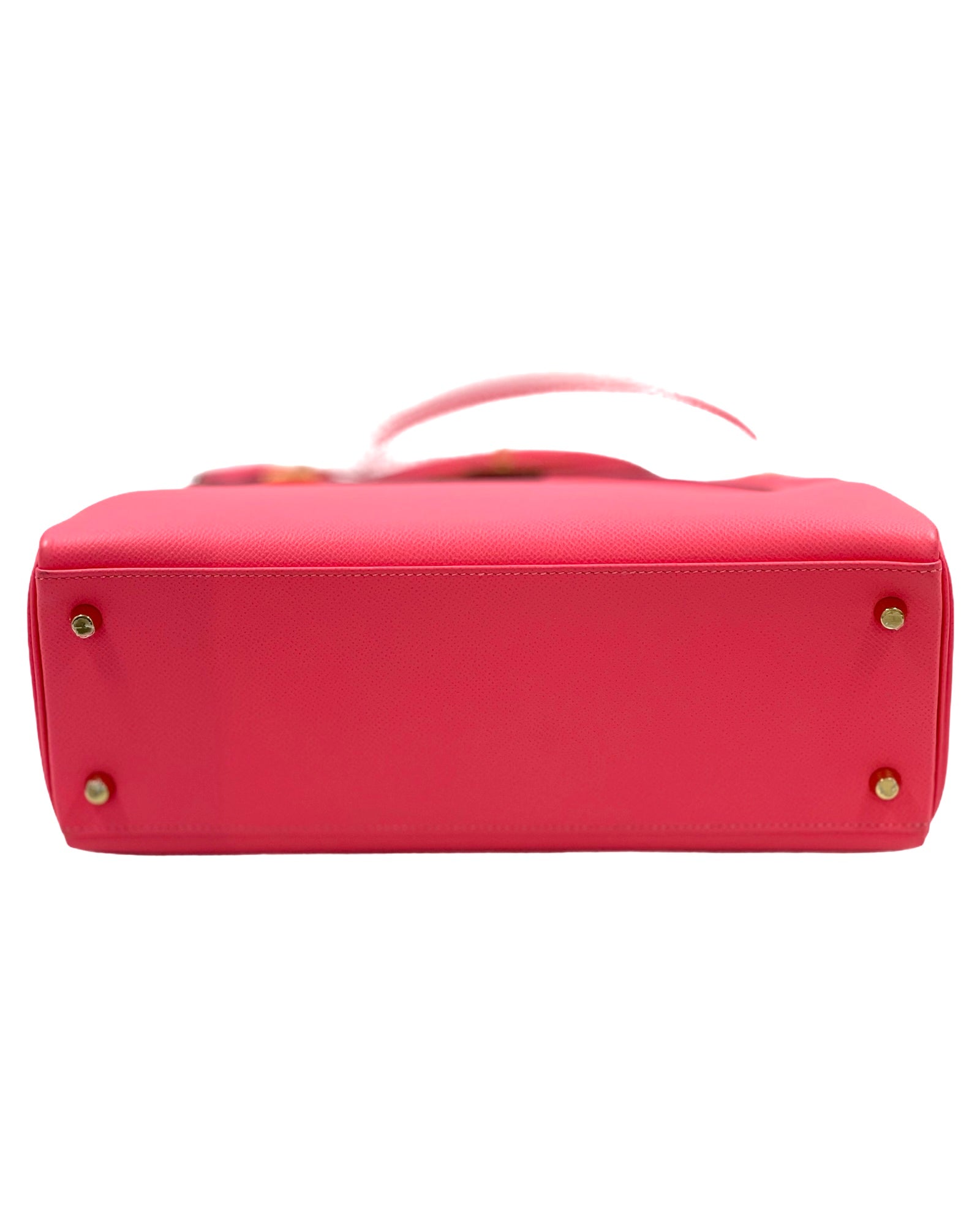 Hermes Kelly Retourne 32 Epsom Leather Rose Azalee Bag Rare