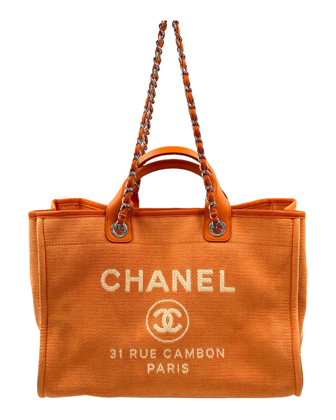 Chanel Deauville Orange Bag
