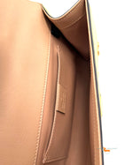 Gucci Broadway Clutch aus Leder in Metallic-Optik mit Kunstperlenverzierung