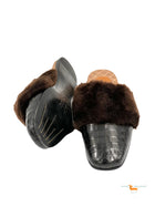 Gucci Crocodile Pantolette