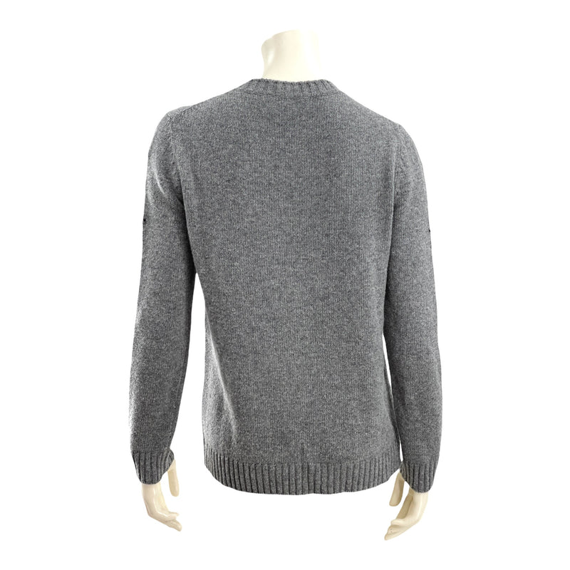 Prada Floral Wool-Intarsia Pullover