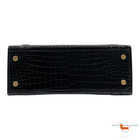 Hermes Rare Vintage Drag Bag in Lisse Niloticus Crocodile GHW