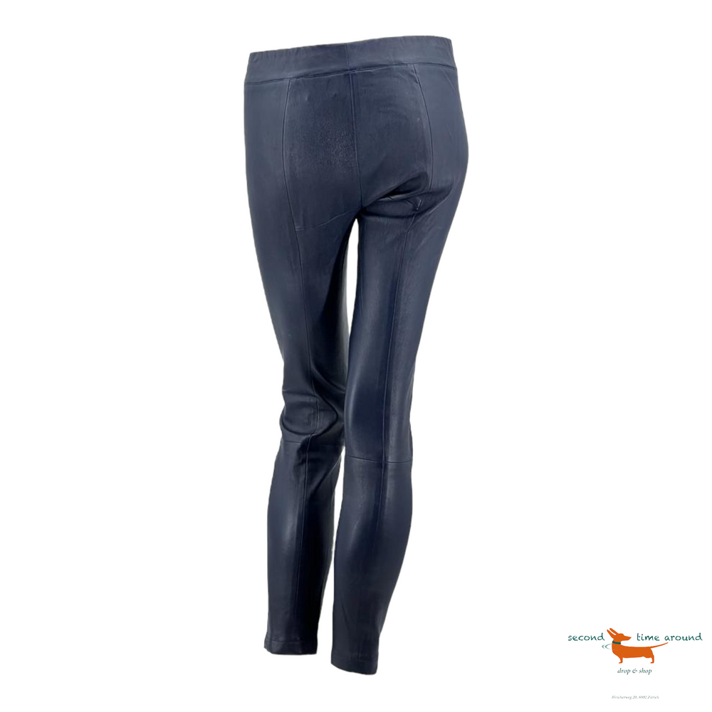 The Row Stretch Leather Pants